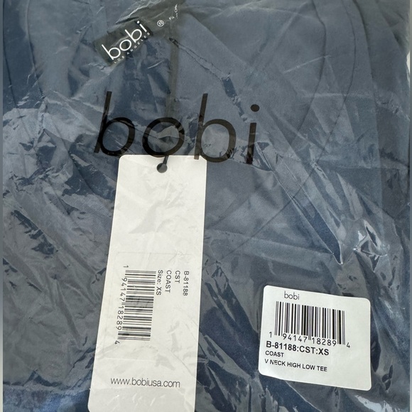 bobi Vneck High Low Tee - Picture 4 of 4